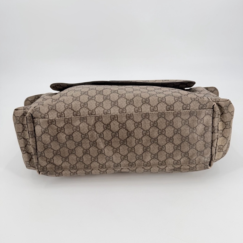 Gucci GG Supreme Baby Diaper Messenger Bag FLAWS - Picture 6 of 14